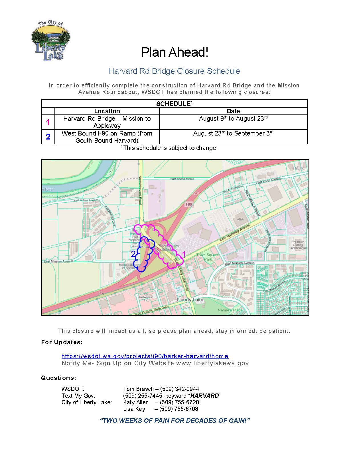 Harvard Bridge Closure 7.26.21