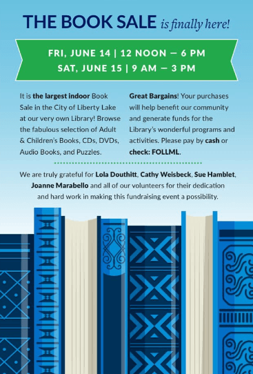 friends book sale more