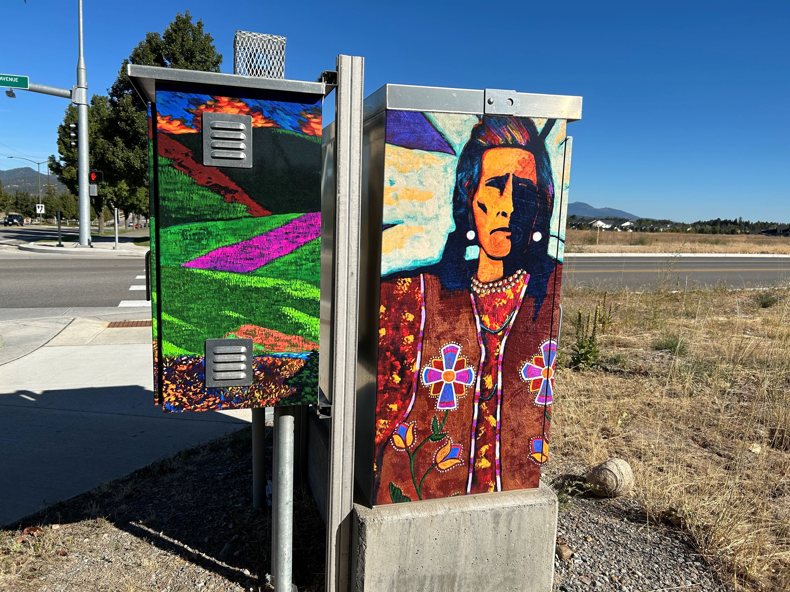 Image of Native American Box Wrap Art