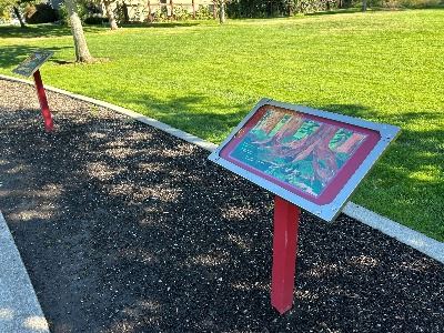 Image of Rocky Hill Park Story Walk equipment.