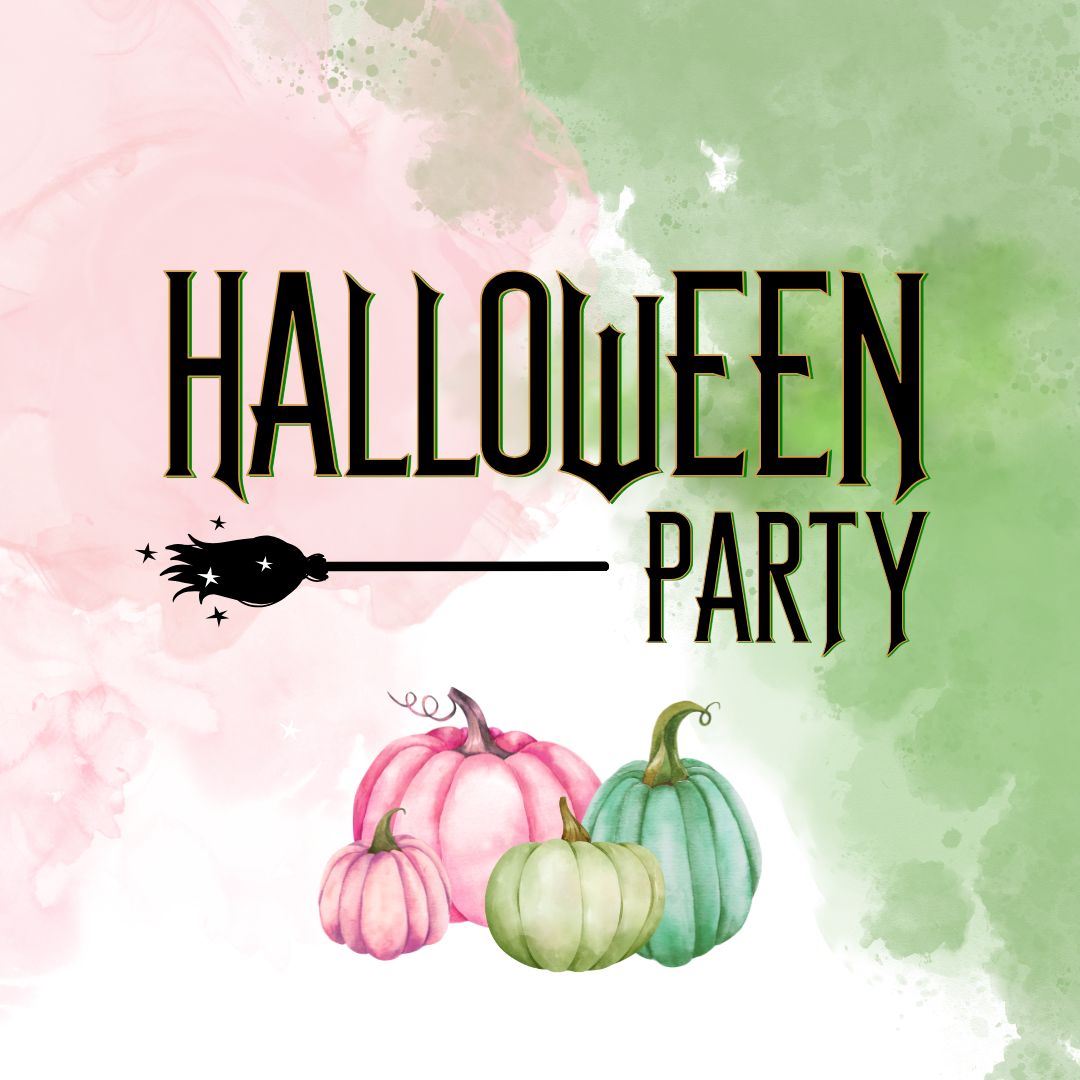 Halloween Party with pumpkins
