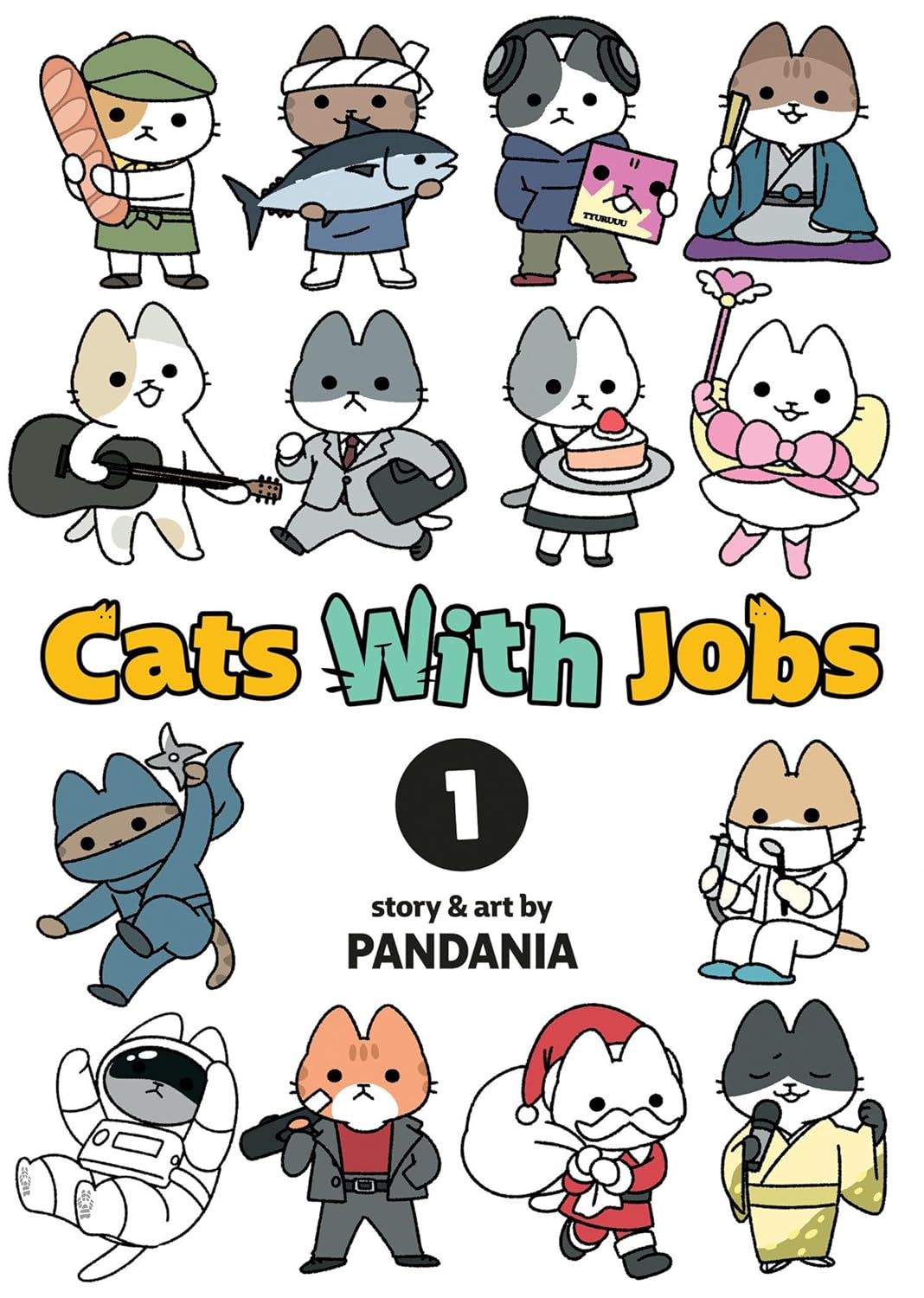 Cats with Jobs by Pandania